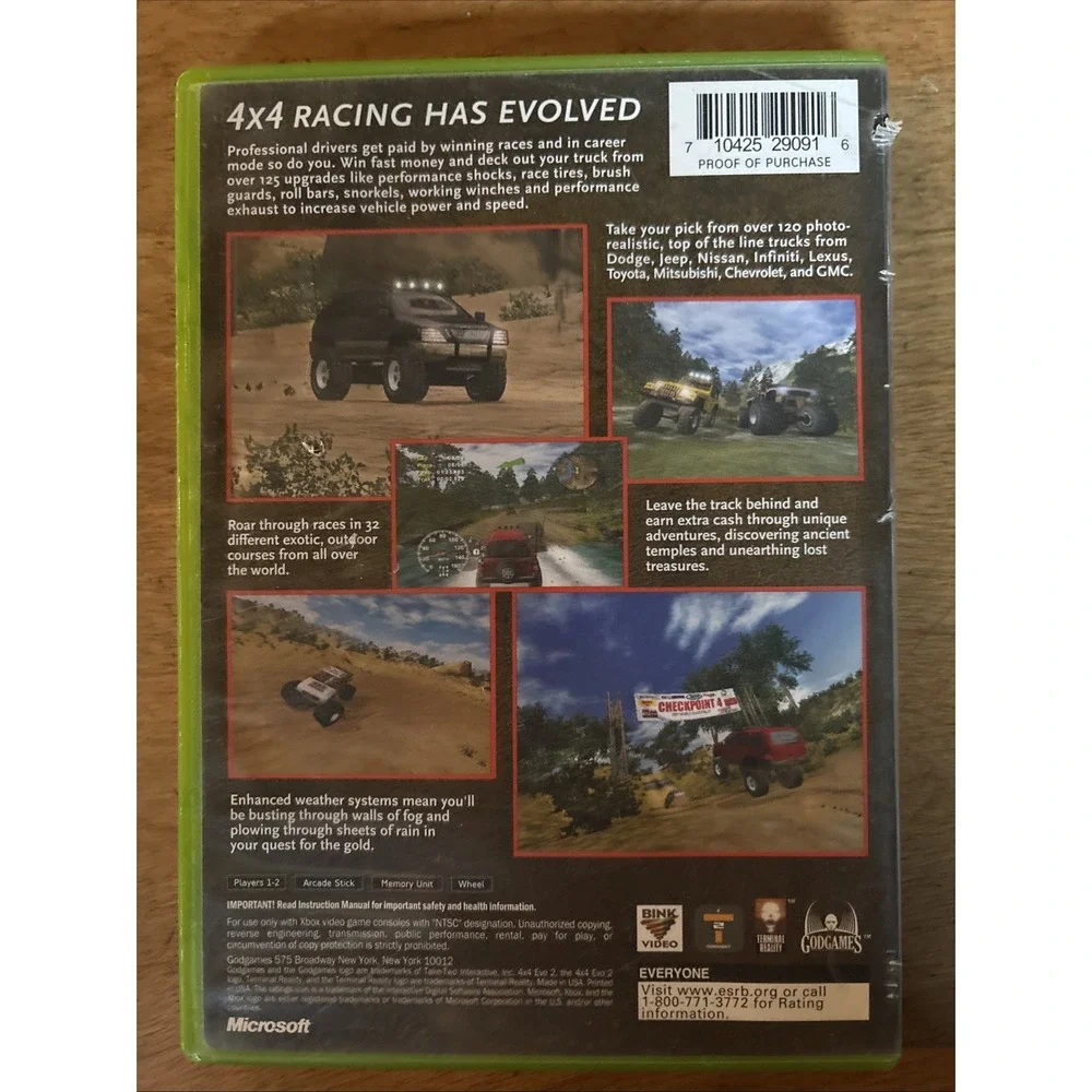 4X4 EVO 2 - Microsoft Xbox GodGames 4X4 Racing
